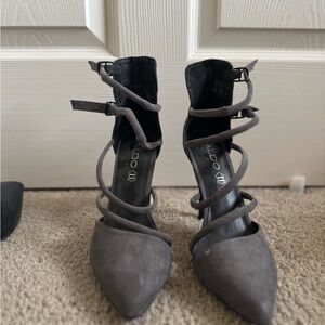 Aldo Women's Gray Strappy Heels